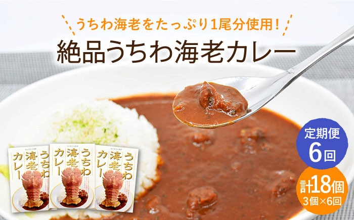 全6回定期便】【ウチワエビ1尾分！！】絶品 ウチワエビカレー 計