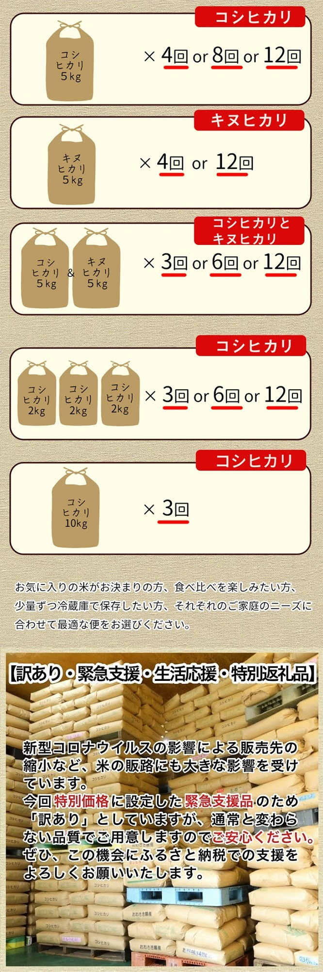 訳あり 定期便 新米 5kg 12ヶ月 京都丹波米 こしひかり 白米 12回定期便 5kg×12回 計60kg ※精米したてをお届け《契約栽培米  緊急支援 米 コシヒカリ 京都丹波産》 ※北海道・沖縄・離島への配送不可