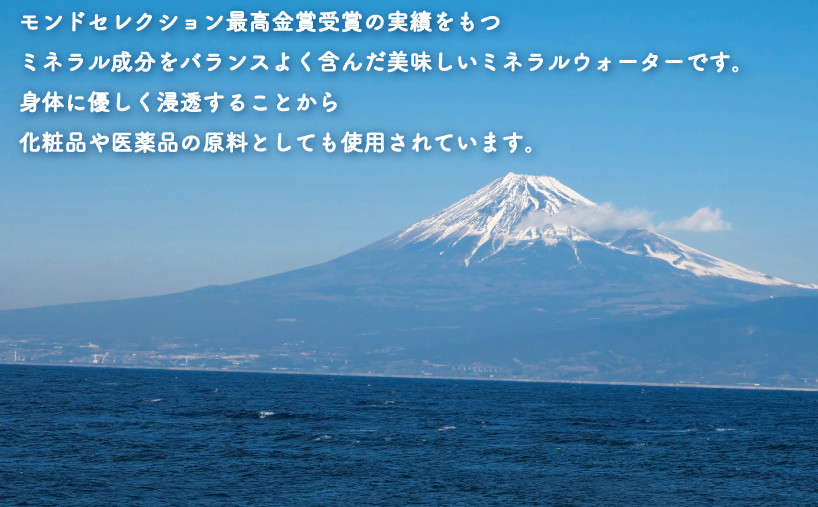 水 ミネラルウォーター 天然水 500ml 24本 2箱 48本 セット 富士の恵み 静岡県沼津市｜ふるさとチョイス  ふるさと納税サイト