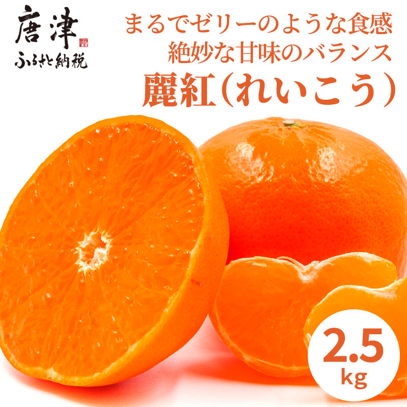 予約受付』麗紅(れいこう) ハウス栽培 唐津産 2.5kg【令和6年1月下旬