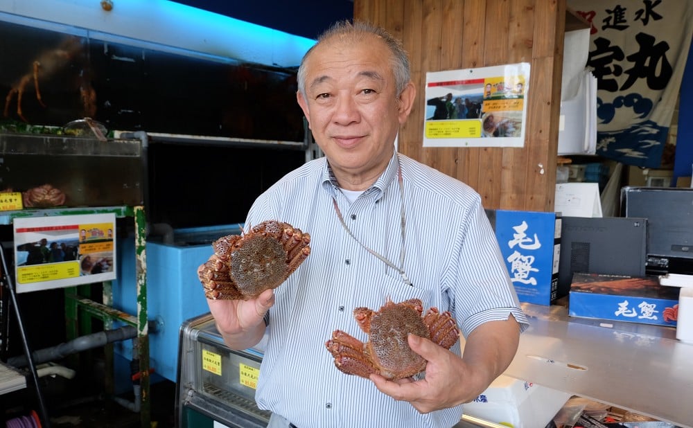 活〆浜茹で毛がにと無添加刺身帆立セット（網走加工） - 北海道網走市｜ふるさとチョイス - ふるさと納税サイト