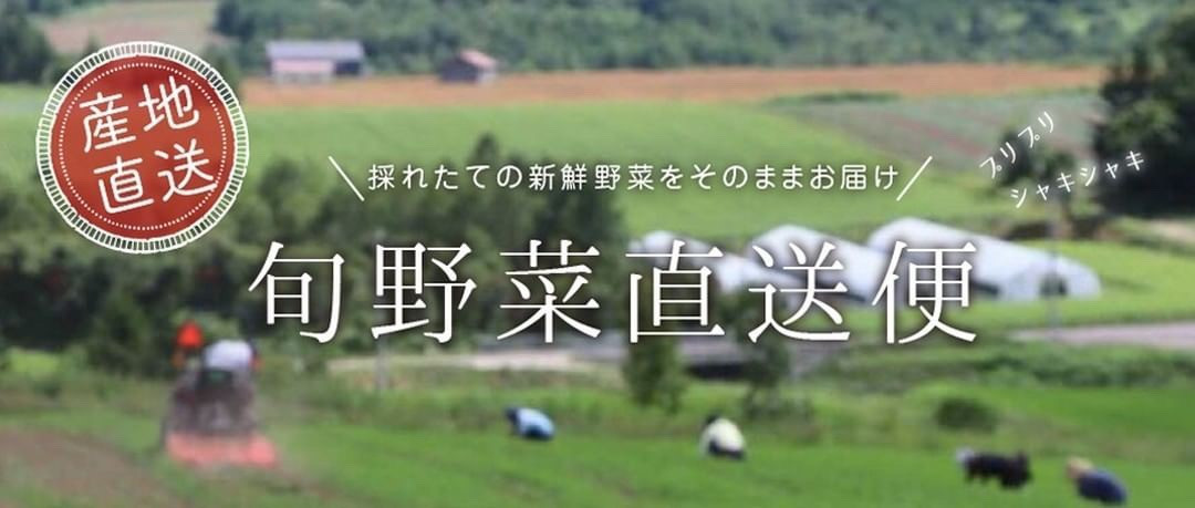 農家さんで収穫・選果された新鮮な野菜をその日に発送します。