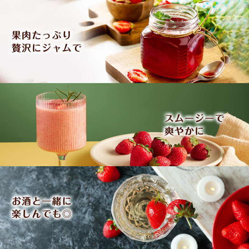 冷凍苺 40kg(500g×80袋）冷凍いちご 佐賀県産 ジャム スムージー