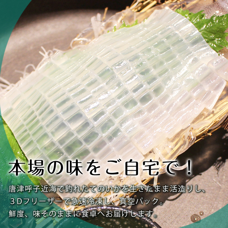 唐津呼子産いか活造り 1杯(250g前後) 急速冷凍 新鮮そのまま食卓へ！イカ 刺身 簡単 ギフト「2022年 令和4年」 - 唐津市唐津市 |  ふるさと納税 [ふるさとチョイス]