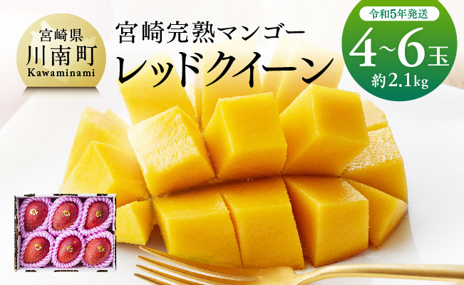 日本未発売】 宮崎県産完熟マンゴーLサイズ6玉1.9kg以上クール便