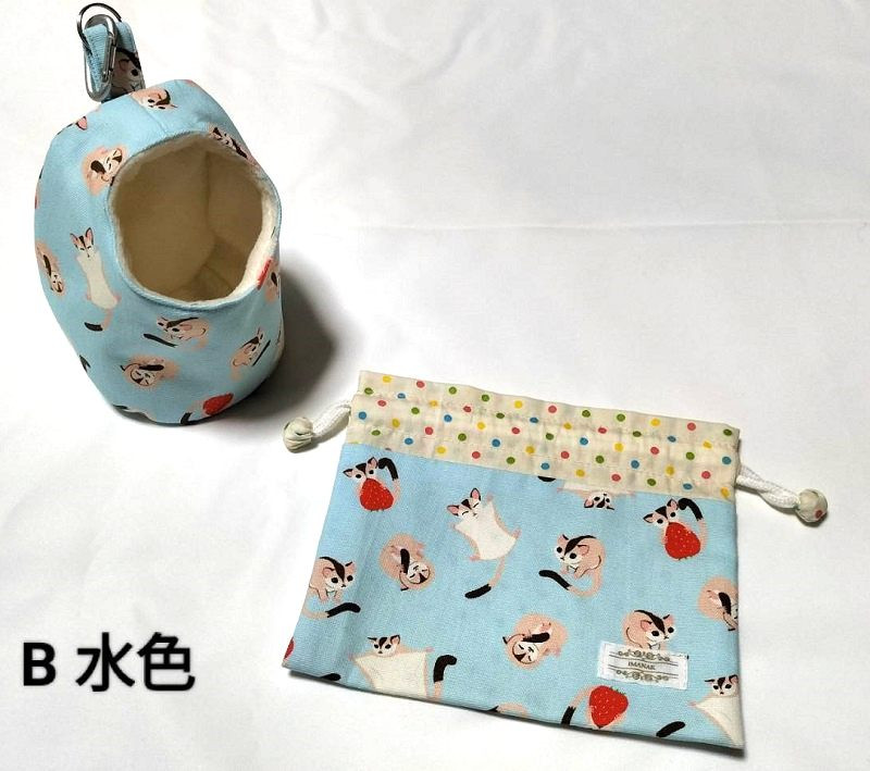 もこもこ♡ハンモックモモンガポーチ - 小動物用品