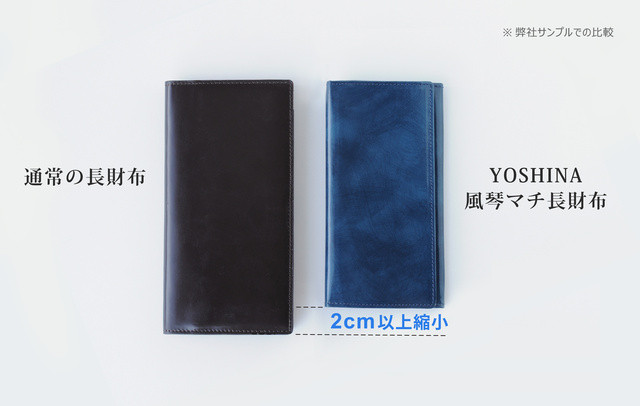 DV046【YOSHINA】コンパクト風琴マチ長財布（小銭入れ付き）オリーブ
