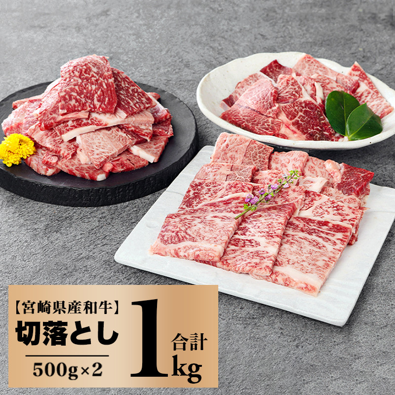 宮崎県産和牛 切落とし 1kg_M132-004 宮崎県宮崎市｜ふるさとチョイス ふるさと納税サイト