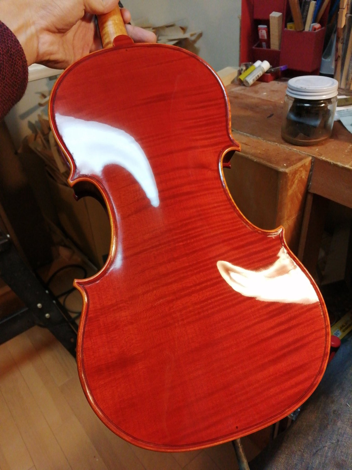 ふるさと納税 イタリア・クレモナで修行したバイオリン職人が作る木の名刺ケース 埼玉県ふじみ野市 - 3