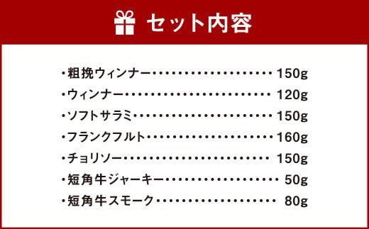 いわて短角 和牛入り ウィンナー 7点セット - 岩手県二戸市｜ふるさと