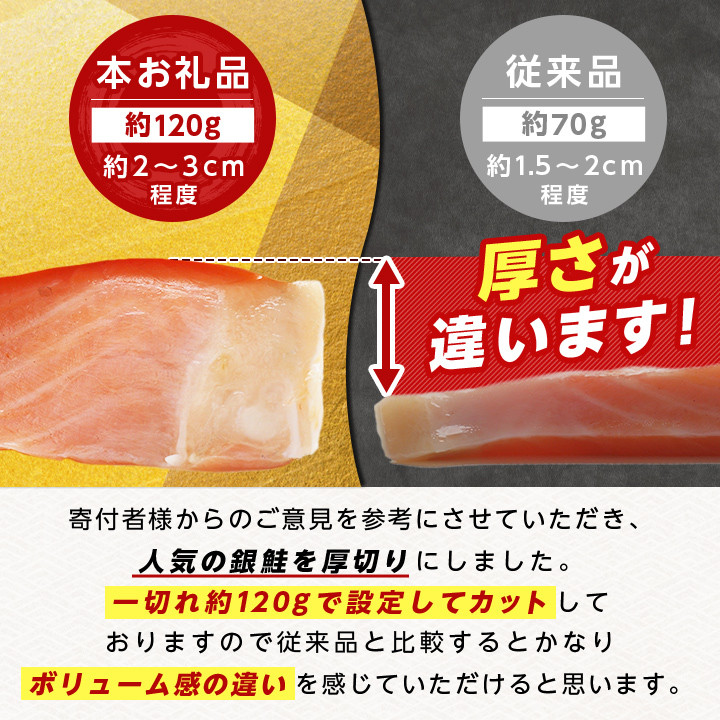 倉庫 ふるさと納税 厚切り塩銀鮭切身 約1.7kg 千葉県いすみ市