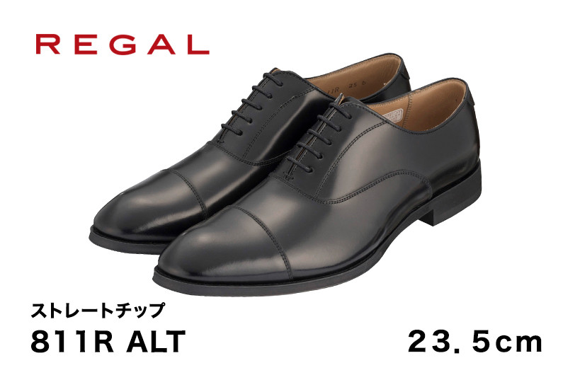 ☆REGAL リーガル 2509 プレーントゥ シボ革 ブラック 25cm☆ - 靴