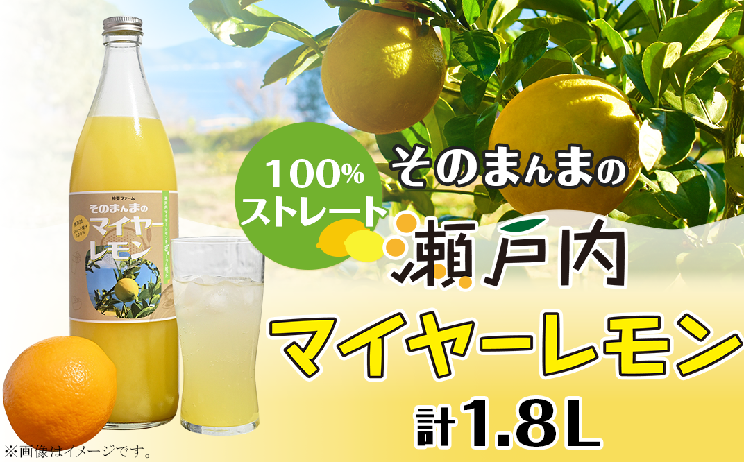 国産マイヤーレモン ストレート果汁720ml 6本【レモンサワー・酎ハイの素】