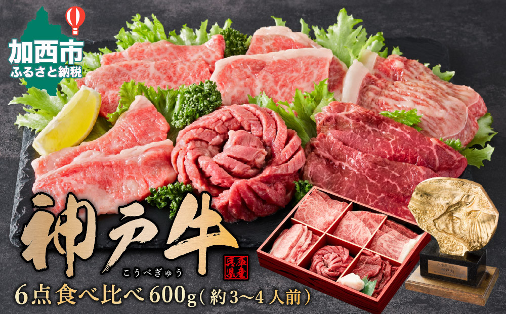 焼肉用　神戸ビーフ　(ASGY2)　600g　通販　ふるさと納税　朝来市