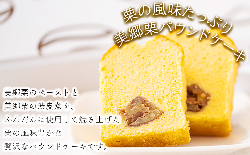 和栗 パウンドケーキ (1本) マロンパイ (6個) 詰め合わせ スイーツ お取り寄せスイーツ 栗づくし 冷凍 送料無料 手作り 宮崎県 美郷町産  美郷栗 国産 贈答品 ギフト