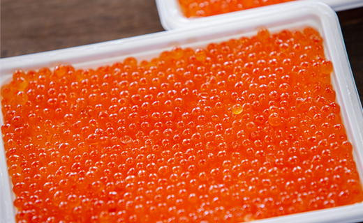 粒ぞろいな北海道産秋鮭のいくらです！上品な醤油味です。