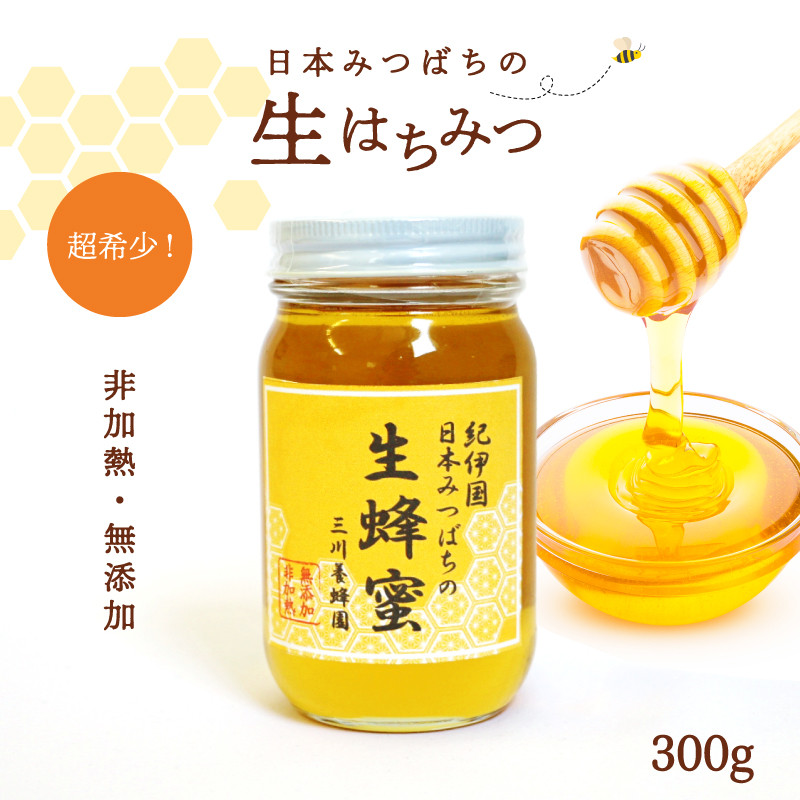 日本ミツバチ蜜蜂 自然界100天然生ハチミツ 400g×2本 新蜜(2年物