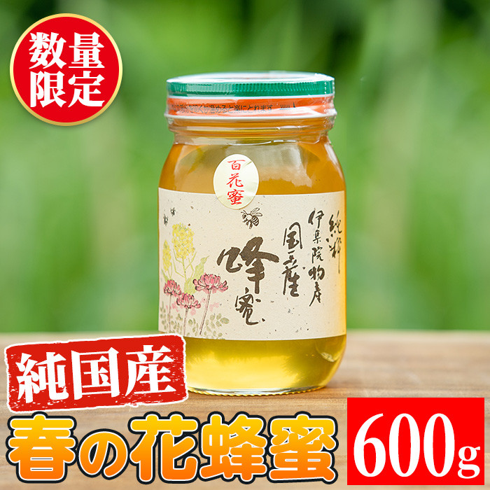 No.444 鹿児島春の花の蜂蜜 国産百花蜜(600g) 国産 九州産