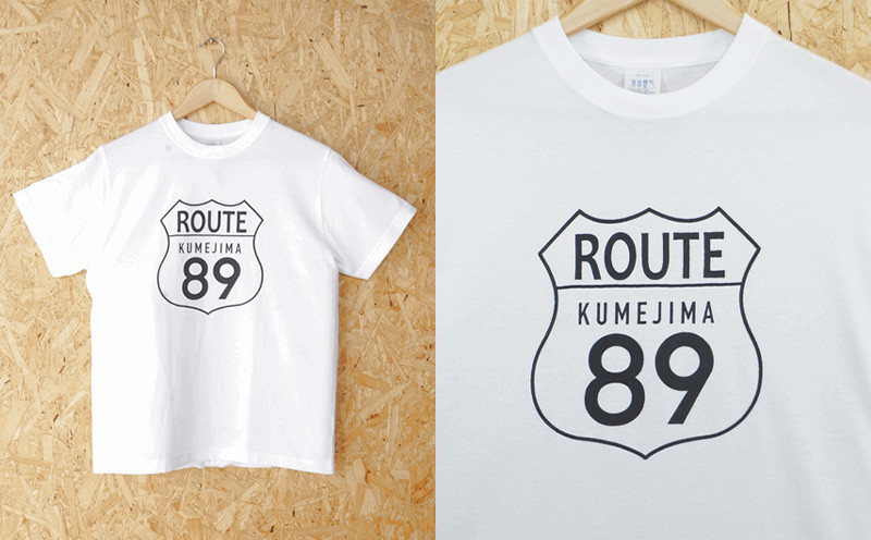 在庫有り即日出荷 【ふるさと納税】kumejima shirts オリジナル Tシャツ（4B）Lサイズ Tシャツ・カットソー 