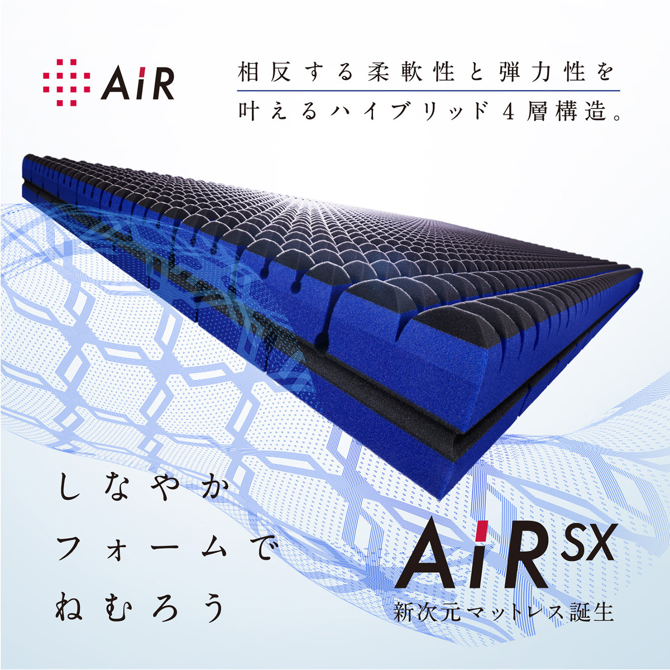 Air03【期間限定値下げ】西川エアー03マットレス ハード ダブルサイズ