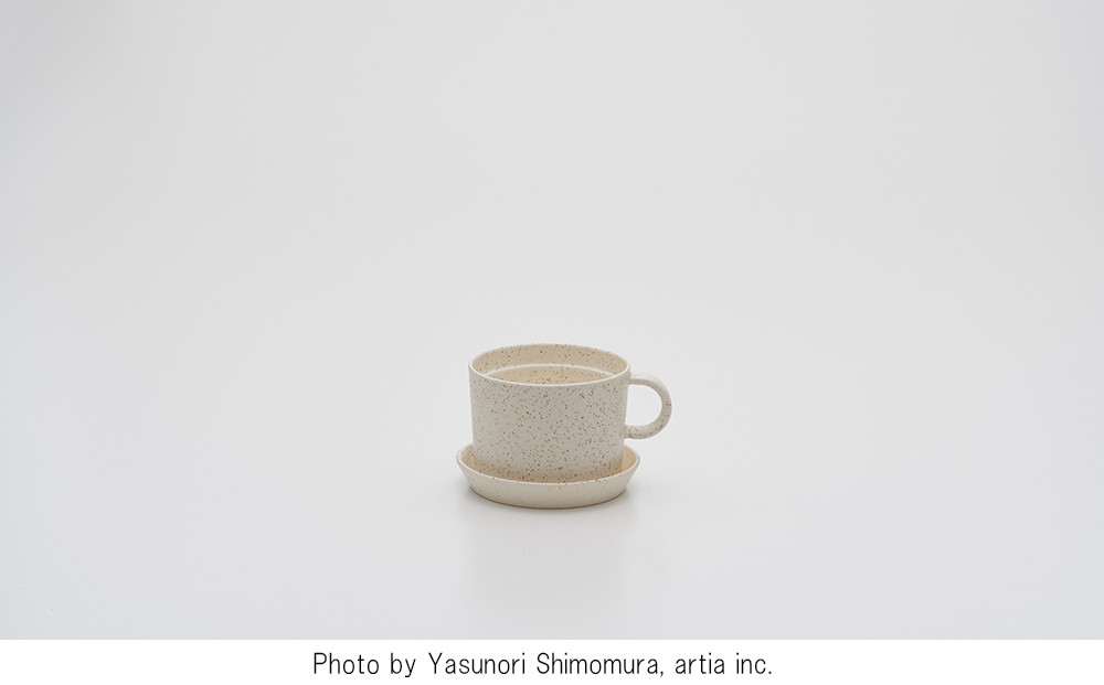 Saucer（White　L　Sprinkle）2客セット　Coffee　佐賀県NPO支援｜ふるさとチョイス　有田焼】2016/　ふるさと納税サイト　BIG-GAME　Cup