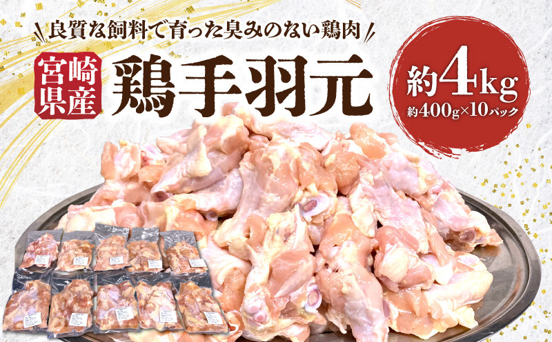 ふるさと納税 宮崎県 門川町 手羽煮(計4.5kg・450g×10p)鶏肉 お弁当