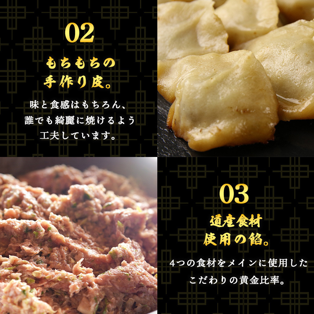 だぶだぶの肉汁をすすりたくなる餃子 40個（20個入×2パック） - 北海道