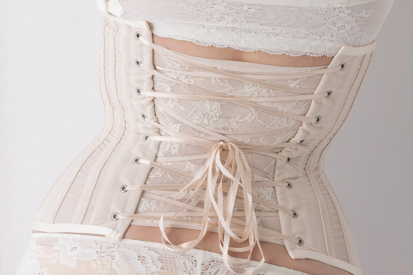 君津市製】Enchanted corset シレーヌ 真珠（ベージュ） 日本製