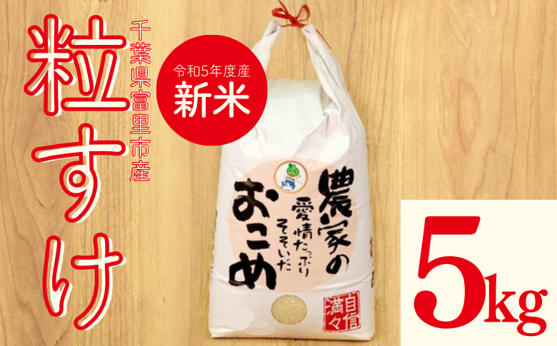 ふるさと納税 大網白里市 千葉県産 粒すけ 5kg×2袋 計10Kg(精米