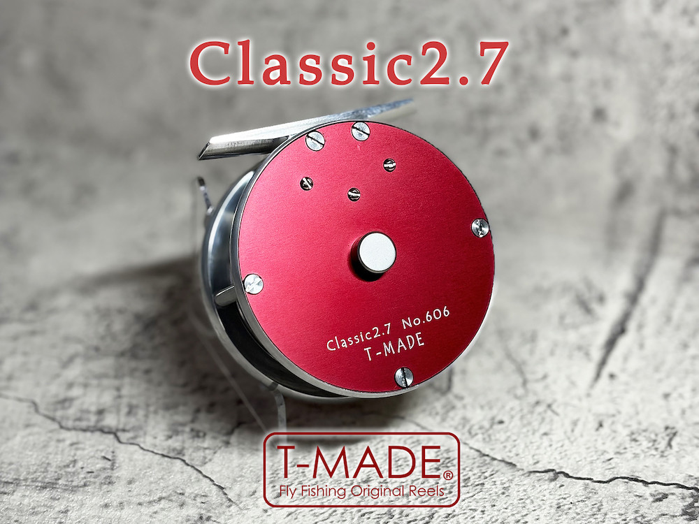 レッド】T-MADE Classic2.7リール 釣り リール フィッシング