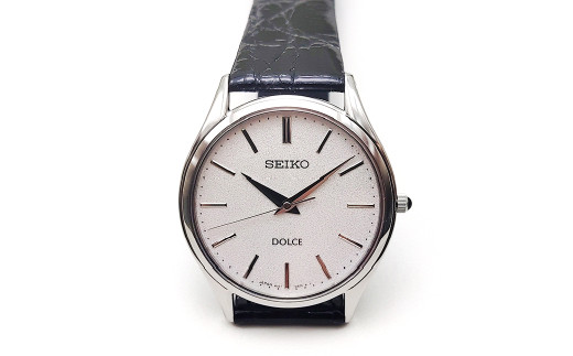 SEIKOドルチェSACM171（年差クオーツ腕時計） メンズ 腕時計 ブラック