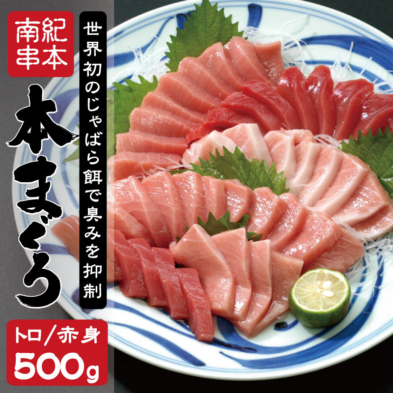 本マグロ トロ＆赤身セット 500g（養殖）【通常発送】 濃厚な赤身と高級部位トロの鮪好きにはたまらないセット 高級 クロマグロ まぐろ マグロ 鮪  中トロ 赤身 柵 サク マグロ中トロ