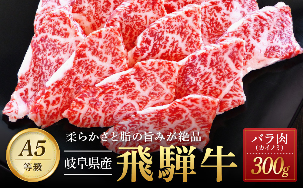 飛騨牛「希少部位」Ａ5 カイノミ 焼肉用 300ｇ｜国産 肉 牛肉 焼肉 和牛 黒毛和牛 グルメ おすすめ AD102 【飛騨牛 和牛ブランド 飛騨牛  黒毛和牛 飛騨牛 岐阜 大野町 飛騨牛】