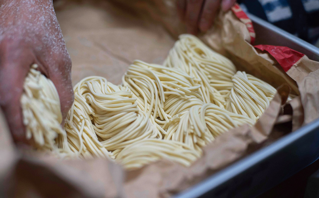 国産小麦を使った｢自家製麺｣