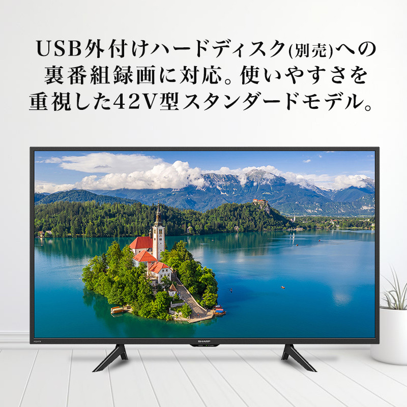 シャープ SHARP【AQUOS（アクオス）BE1シリーズ 42V型 液晶テレビ 2T