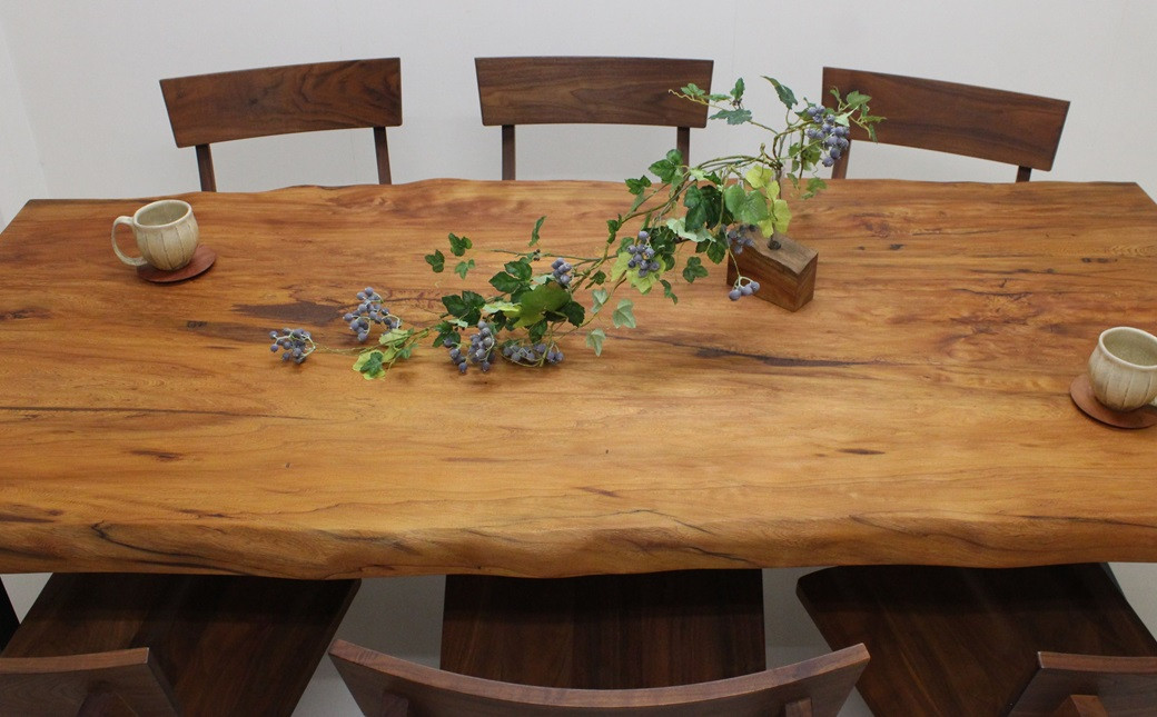 一枚板テーブル 未組み立て - 東京都の家具