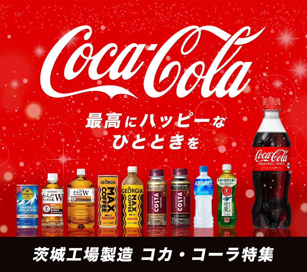 コカ・コーラ500mlペットボトル×48本(2ケース)｜コカ・コーラは、炭酸 