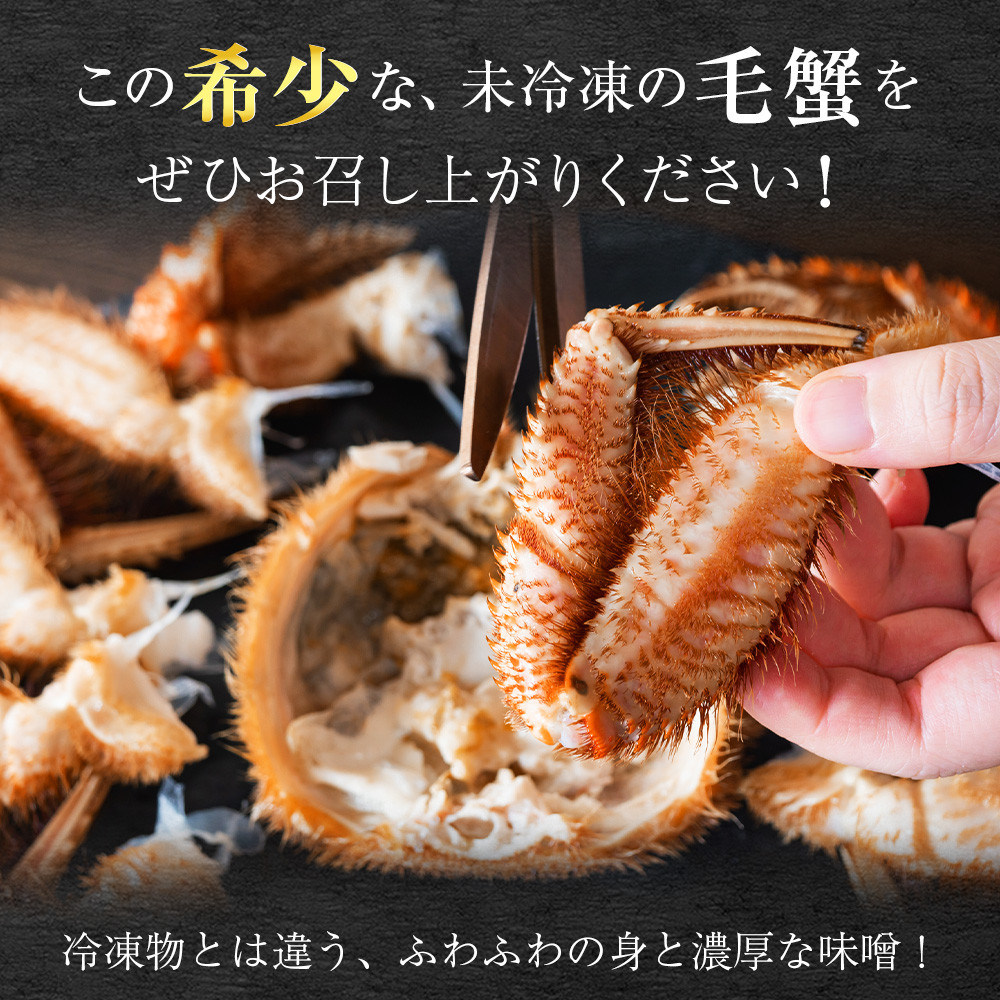 福袋 バースデイ 2026年発送予約】チルドでお届け！ 浜茹で毛ガニ中サイズ2尾 生鮮魚介類・水産加工品