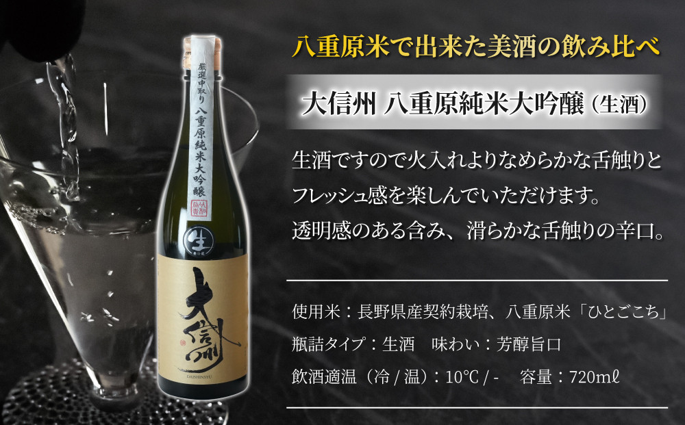 【4月】大信州八重原米純米大吟醸ひとごこち生酒