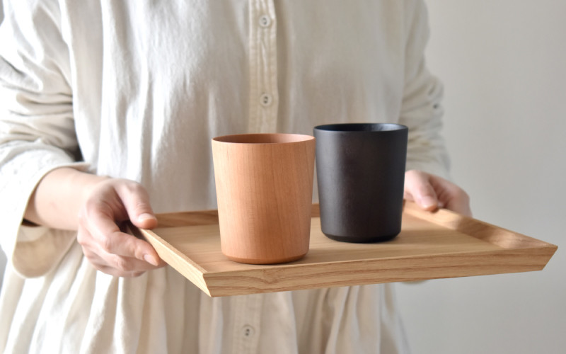 Hacoa】食卓に温もりを添える天然木チェリーのコップ「Wooden Cup」 [C-06102] /カップ 230ｍｌ コップ タンブラー 木製  ウッド チェリー ギフト プレゼント おしゃれ シンプル ハコア - 福井県鯖江市｜ふるさとチョイス - ふるさと納税サイト