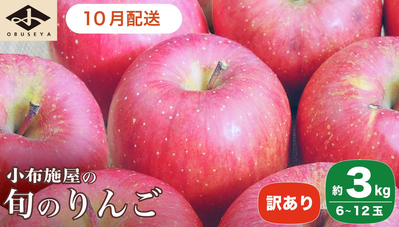 旬のりんご1種類をお届けします