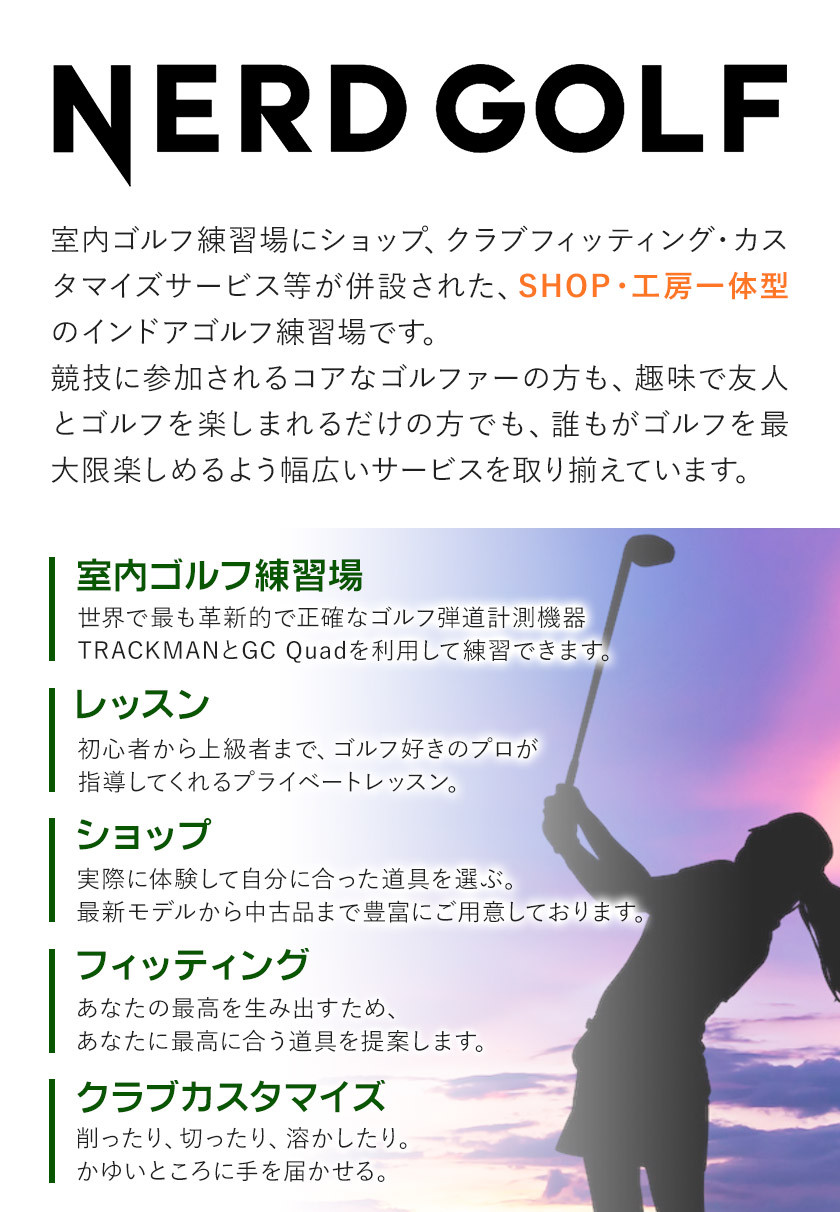 室内ゴルフ レッスン 利用チケット 1時間分 NERD株式会社 《30日以内に出荷予定(土日祝除く)》千葉県 流山市 送料無料 インドア ゴルフ  シミュレーションゴルフ 利用券 体験チケット データ分析 初心者 上級者