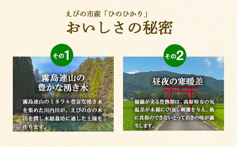 半年定期便】新米 令和6年産 えびの産 ひのひかり 3kg×6ヶ月 合計 18kg 定期便 米 お米 白米 ヒノヒカリ おにぎり お弁当 九州 宮崎県  特選米 冷めても美味しい 送料無料 - 宮崎県えびの市｜ふるさとチョイス - ふるさと納税サイト