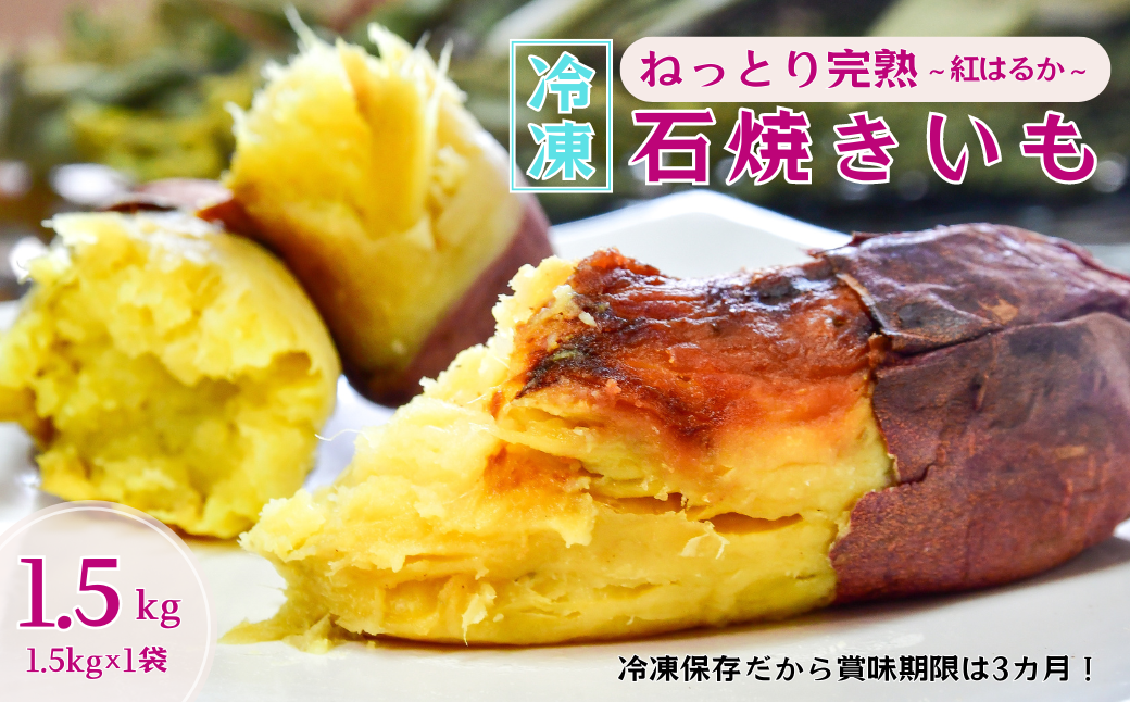 訳あり】ねっとり甘い 紅はるかの冷凍石焼き芋1.5kg 【冷凍焼き芋 やきいも 焼き芋 焼いも スイーツ ダイエット 小分け ギフト プレゼント 国産  無添加 茨城県産 さつまいも サツマイモ お芋 いも おやつ 干し芋 石焼き芋 紅はるか シルクスイート 紅はるか ねっとり 甘い ...