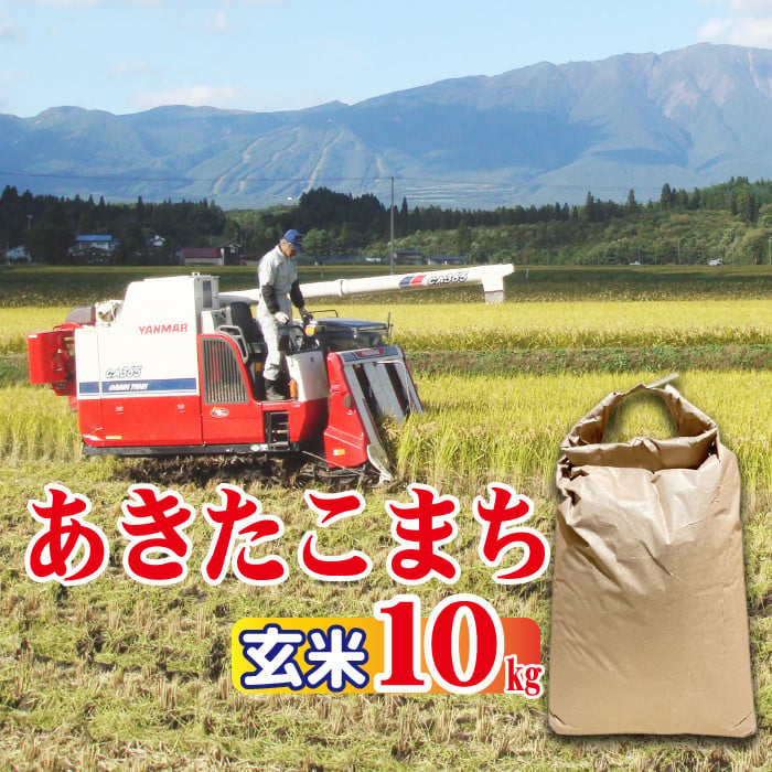 令和６年産＞雫石町産「あきたこまち」玄米10kg【農事組合法人ユニティファーム七区】/ 10キロ 秋田こまち 美味しい 地元からも人気 - 岩手県雫石町 ｜ふるさとチョイス - ふるさと納税サイト