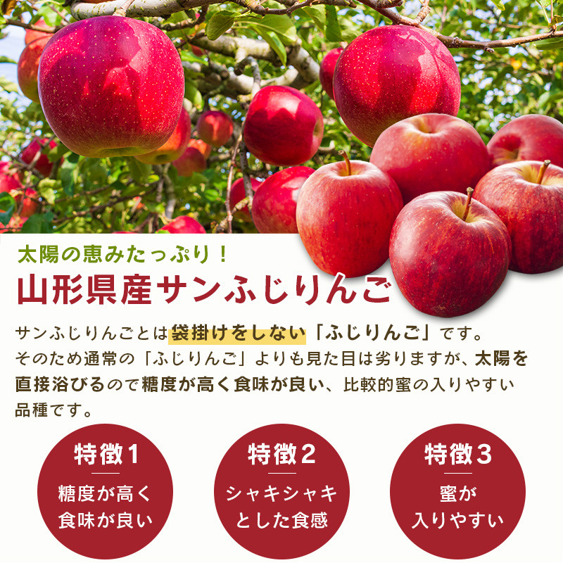 令和6年産】サンふじりんご ラ・フランス詰合せ 3kg ＜2024年11月頃より順次配送＞ 014-B-MM073 - 山形県寒河江市｜ふるさとチョイス  - ふるさと納税サイト