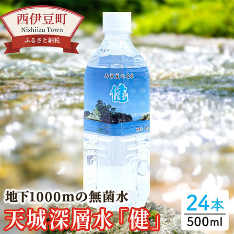 西伊豆の名水「健」24本セット 水 大沢里 仁科 山 ミネラルウオーター 500ml - 静岡県西伊豆町｜ふるさとチョイス - ふるさと納税サイト