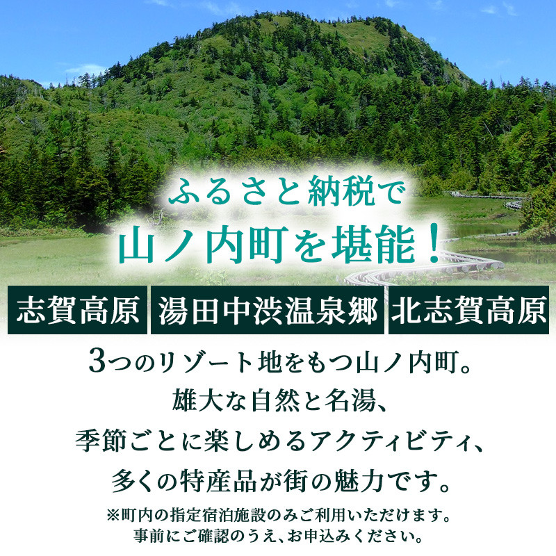 山ノ内町内宿泊補助券（2枚）1年間有効 10,000円分 旅行 宿泊券 ホテル 旅館 チケット 宿泊 補助券 志賀高原 湯田中渋温泉郷 北志賀高原  地獄谷野猿公苑 温泉 ギフト 自然 観光 長野県 信州 冬 スキー - 長野県山ノ内町｜ふるさとチョイス - ふるさと納税サイト