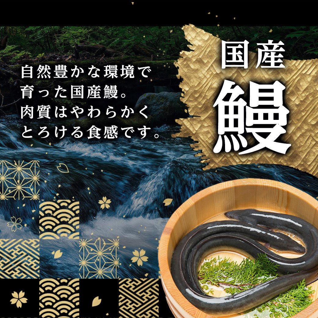 職人手焼きの本格うなぎ蒲焼き3尾_AC-3301_(都城市) 鰻蒲焼 3尾 (総重量450g以上) タレ付き (30ml×3個) 国産うなぎの蒲焼き  特製たれ付き 冷凍 ウナギ かば焼き - 宮崎県都城市｜ふるさとチョイス - ふるさと納税サイト