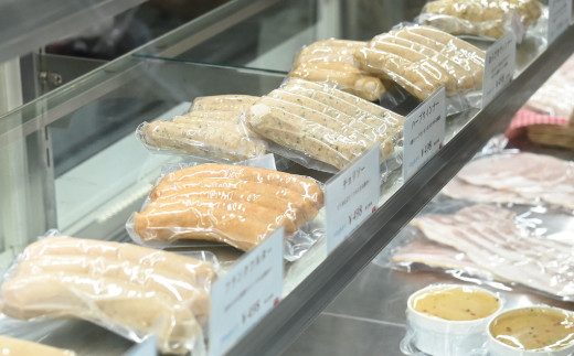 店内で製造する商品はすべて完全無添加